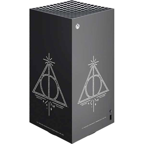 Wizarding Worlds Harry Potter Deathly Hallows Symbol XBox Series X Digital Edition Console Skin